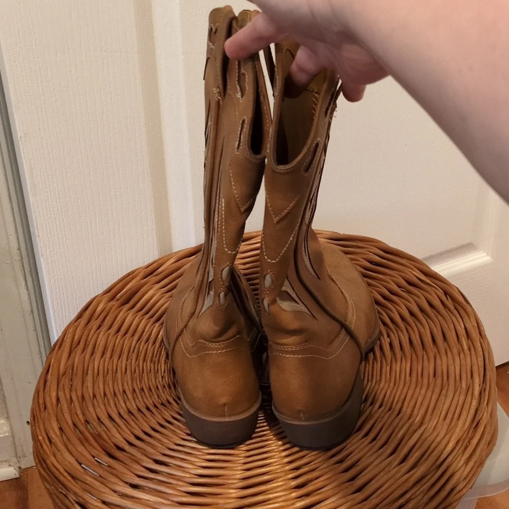 Madden NYC Brown Western Festival Cowboy Boot Womens 7 - Picture 4 of 9